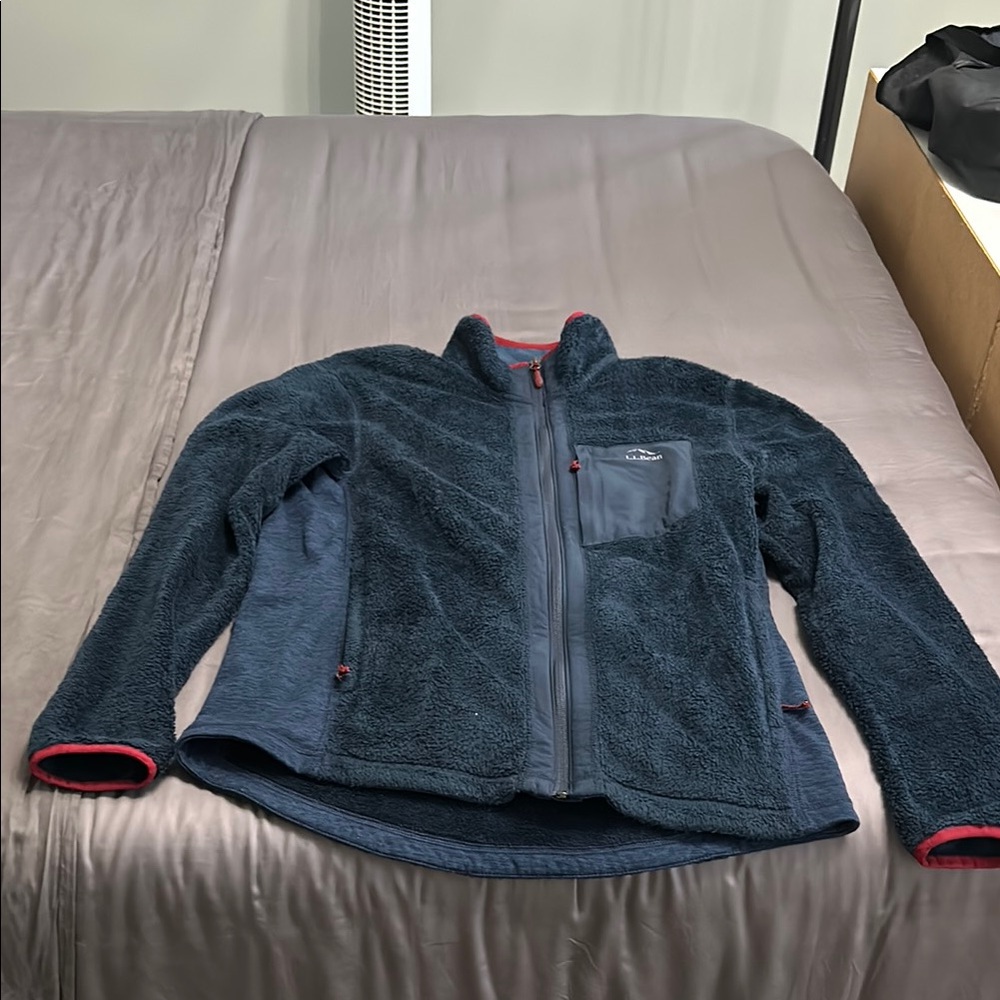 L.L. Bean Men’s Fleece Jacket - Blue M